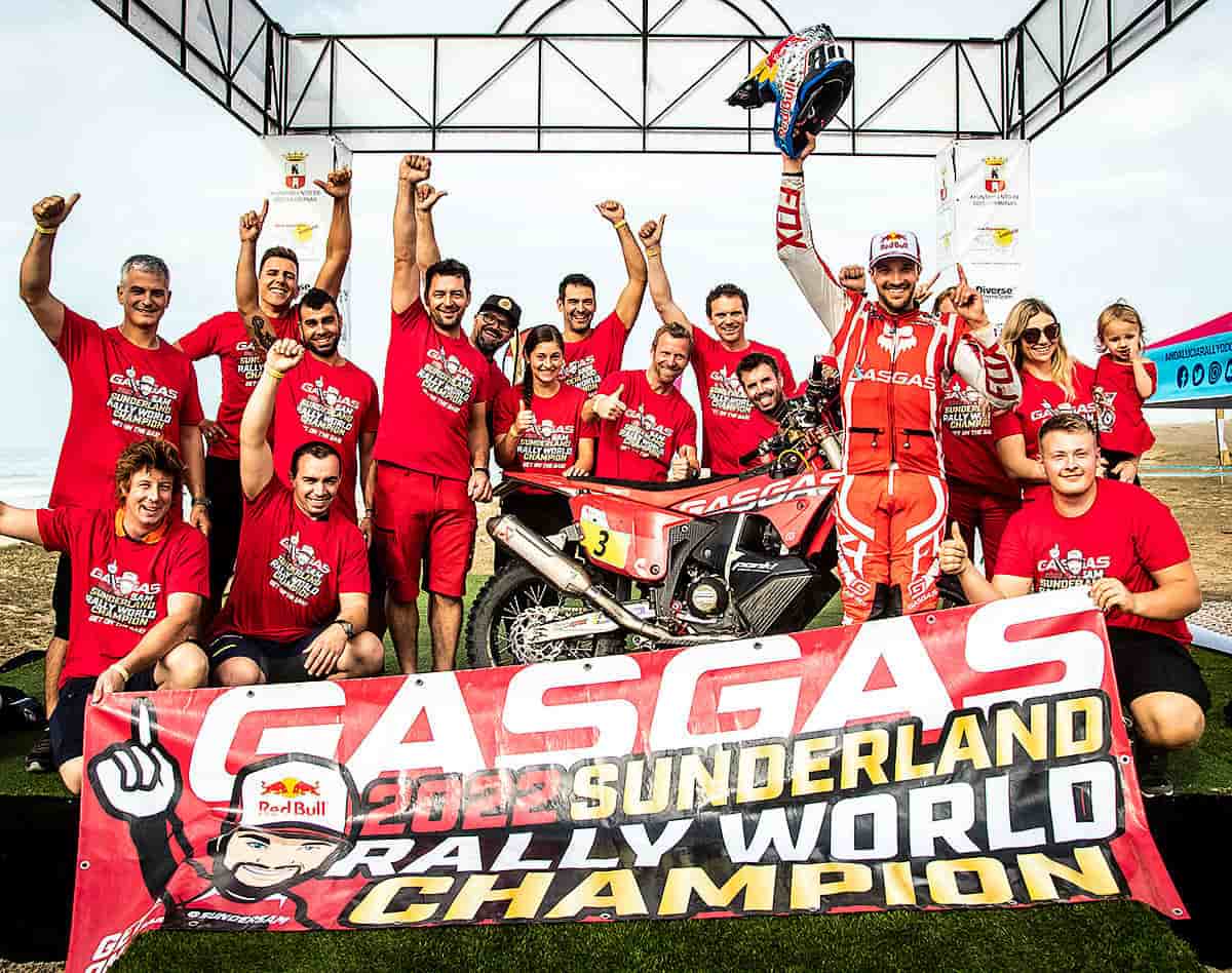 Sam Rally Sam Sunderland, nuevo campeón del Mundo de Rally-Raids - MX1Onboard.com