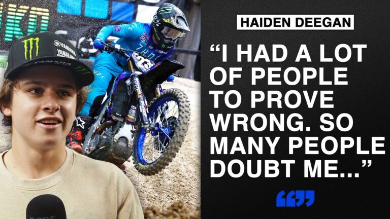 Haiden Deegan: "So many people doubt me..."