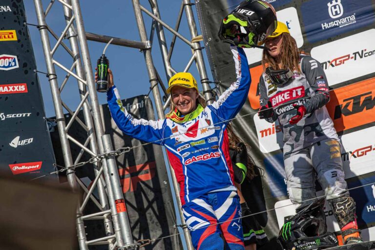 Kiara Fontanesi anuncia su regreso al Mundial de Motocross WMX