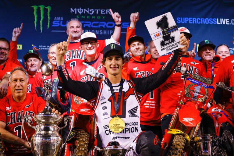 Salt Lake City: Chase Sexton Campeón de AMA Supercross 2023!