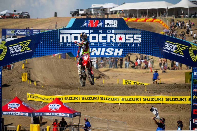 Jett and Hunter Lawrence wins again at the second round of the Pro Motocross series at Hangtown