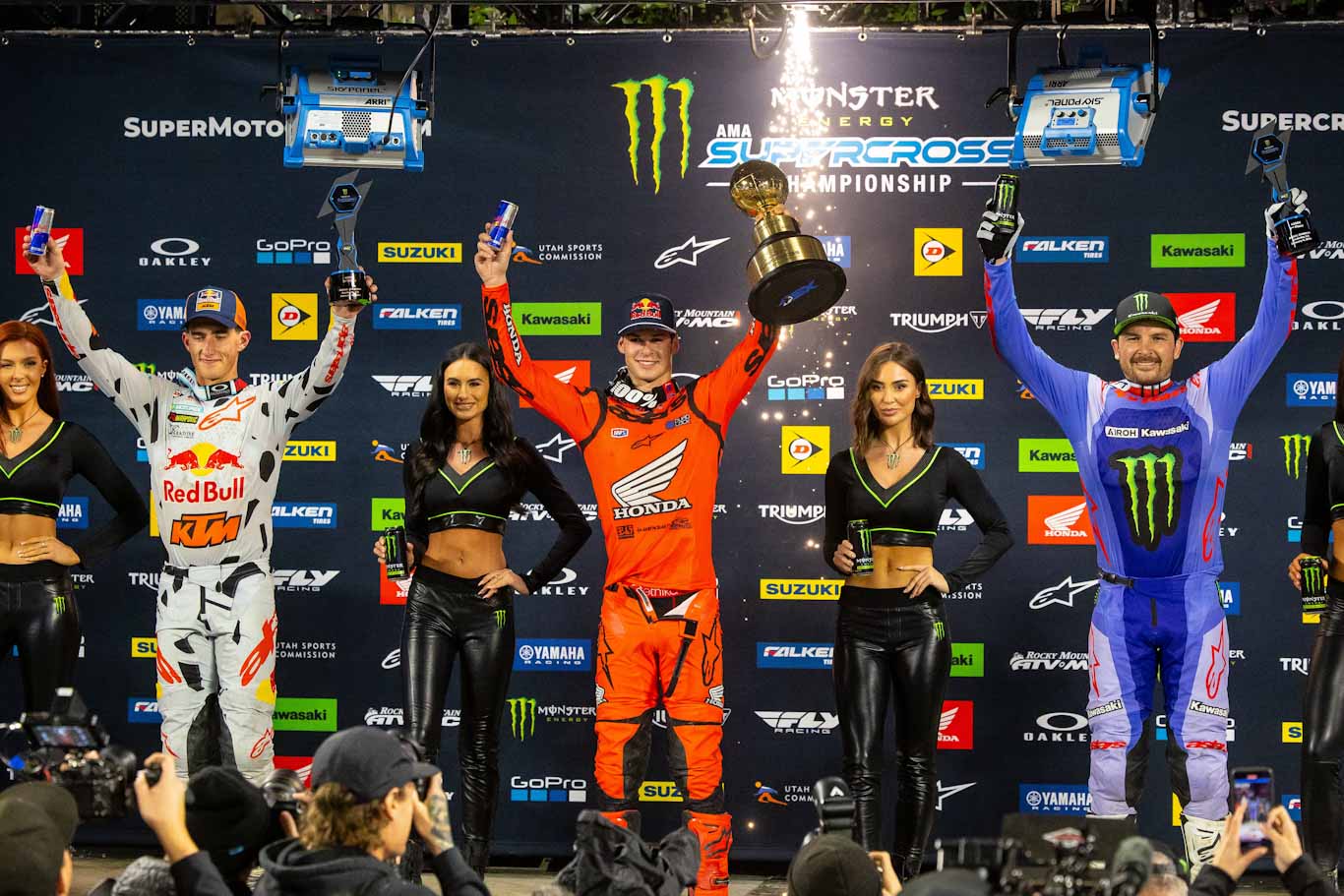 Anaheim 1 2024 Highlights Results And Quotes MX1Onboard Com   A1 24 Podium 450 