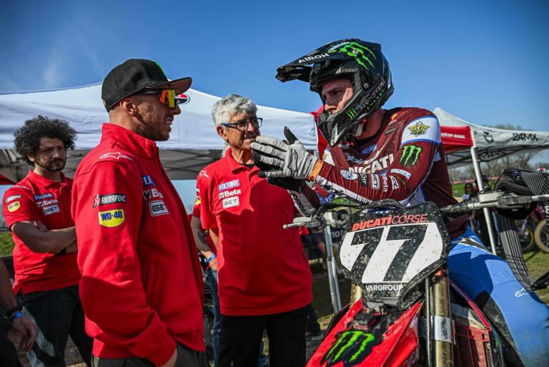 Alessandro Lupino tras debutar con Ducati: "Ahora los ingenieros tienen los datos para analizar dos situaciones diferentes"