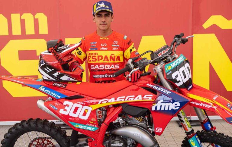 AHORA: Salvador Pérez baja para el Mundial Junior de Motocross