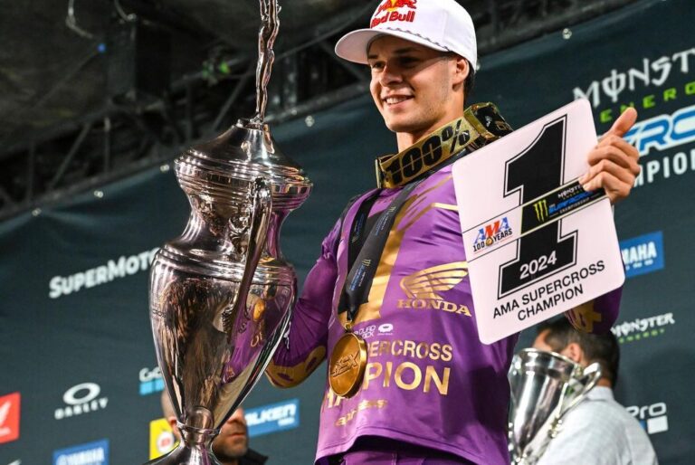 Lawrence, Vialle y Hampshire: Campeones AMA Supercross 2024