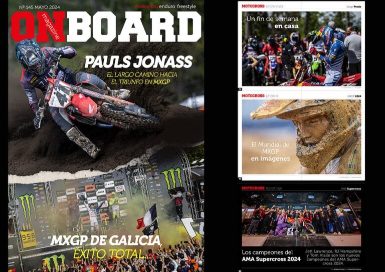 Prado, Jonass, Lugo, Supercross y más en Onboard Magazine -revista gratuita-