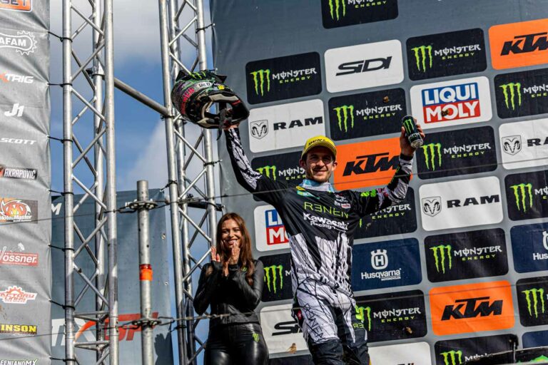 Jeremhy Seewer: First podium with Kawasaki at the MXGP of Maggiora