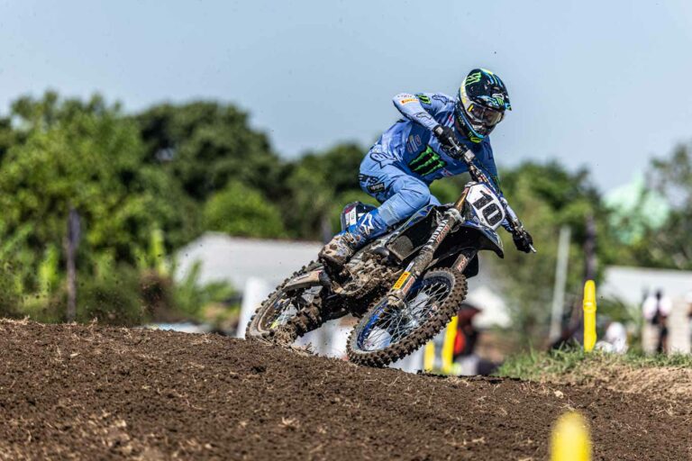 First podium of the season for Calvin Vlaanderen at the MXGP of West Nusa Tenggard - Indonesia