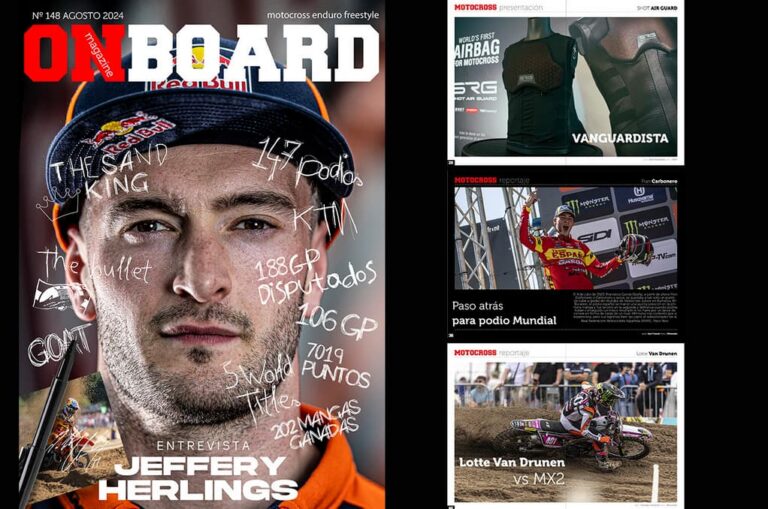 Herlings, protagonista en Onboard Magazine de agosto -revista gratuita-