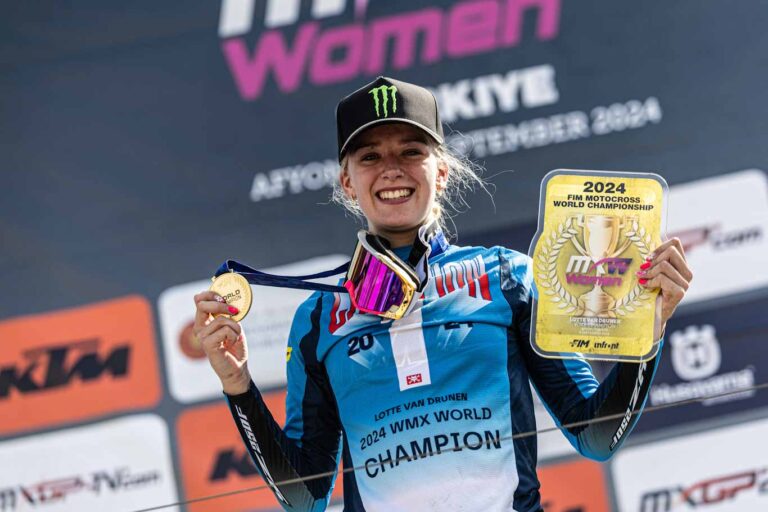 Lotte van Drunen is the 2024 WMX World Champion - Young ever record!