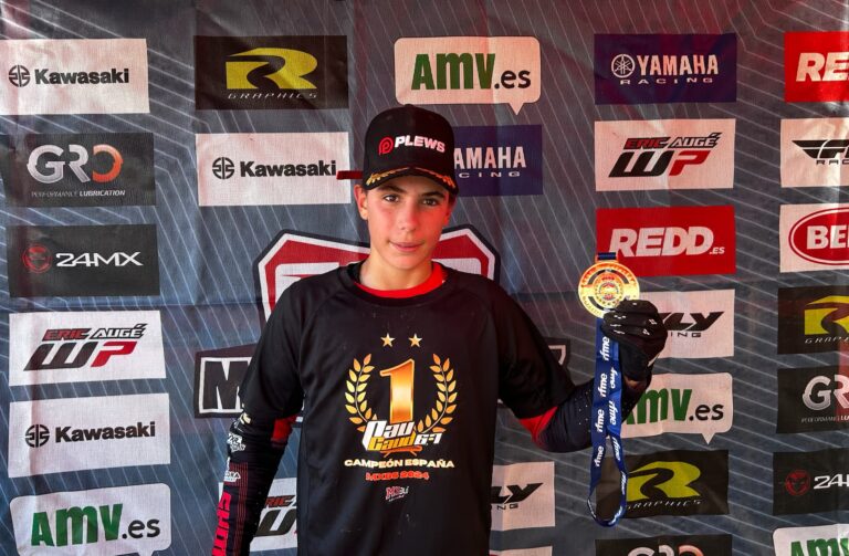 Pau Caudet, entrevista tras proclamarse campeón de España de MX85 -vídeo-