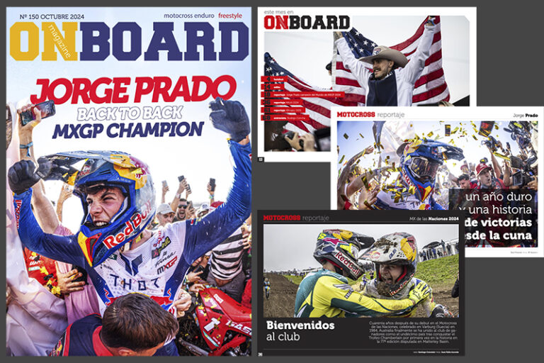 El 2º título MXGP de Jorge Prado, el MXoN y mucho más, ya en Onboard Magazine #150