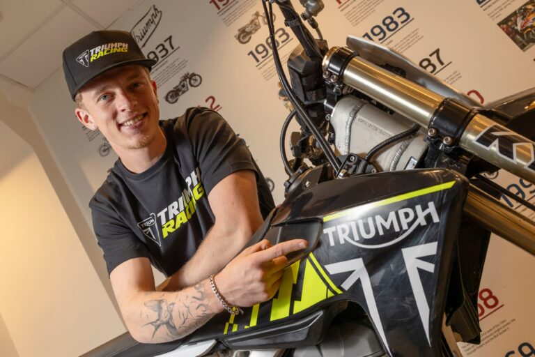 Samuel Nilsson, con Triumph Jezyk Racing Team en el Nacional de Motocross 2025