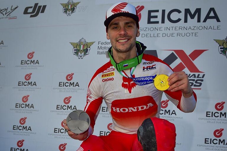 Vertex Pistons y Tim Gajser llegan pletóricos al inicio del Mundial MXGP