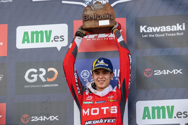 Pablo Lara seguirá con Mequitec Racing en su salto a la 250 -declaraciones-