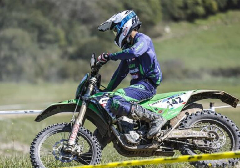 Bruno Miró debuta con MGR Kawasaki en el Nacional Absoluto de Italia de Enduro