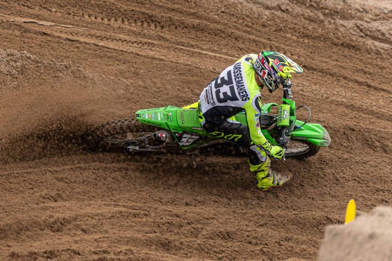 Best career MX2 GP result for Kay Karssemakers at Riola Sardo