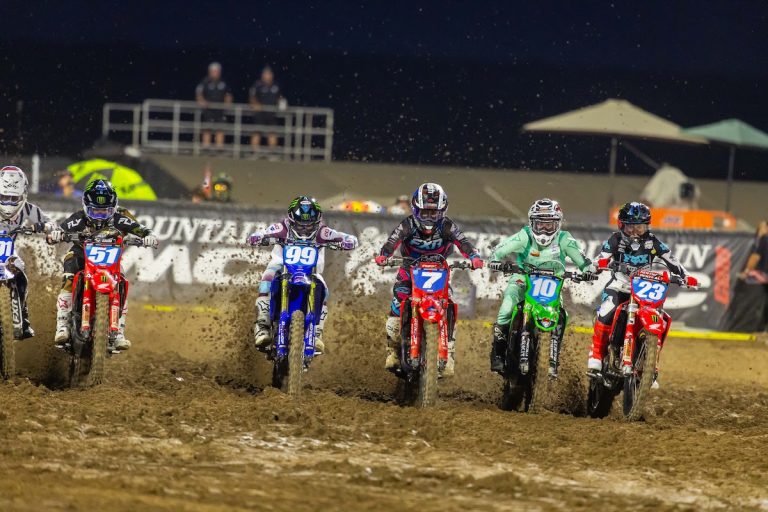 Lachlan Turner wins an historic WMX SuperMotocross Main Event