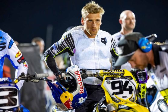 Ken Roczen at SuperMotocross World Championships Round 31, and Round 03 of the AMA SMX Finals, at The Strip at Las Vegas Motor Speedway in Las Vegas, Nevada, USA on September 20, 2025. // Garth Milan / Red Bull Content Pool // SI202509220099 // Usage for editorial use only //