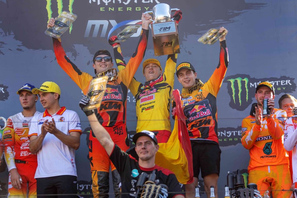 Team Belgium Podium MXoN Ernee 26