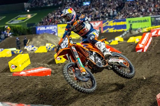 Julien Beaumer in AMA Supercross Series Round 01 at Angel Stadium in Anaheim, CA, USA on January 06, 2024. // Garth Milan / Red Bull Content Pool // SI202401080106 // Usage for editorial use only //