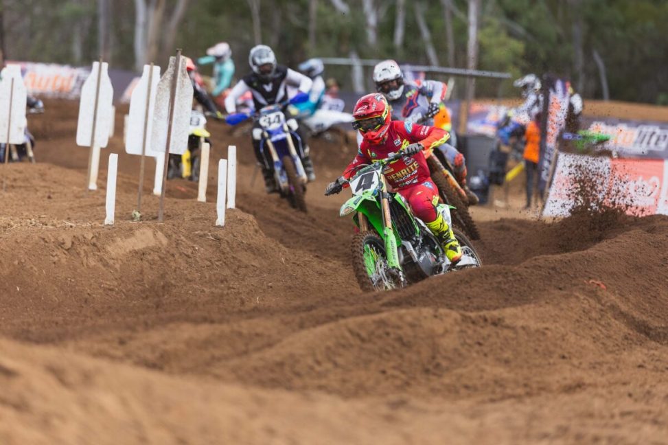 MX1 Race 2 at Round 5 ProMX Championship
Image Details
Camera: Canon Canon EOS R3
Lens: Canon RF 100-300mm F2.8L IS USM
f 2.8
1/1600 sec
ISO 800
Credit: Marc Jones/Foremost Media
Date: 22 June 2025