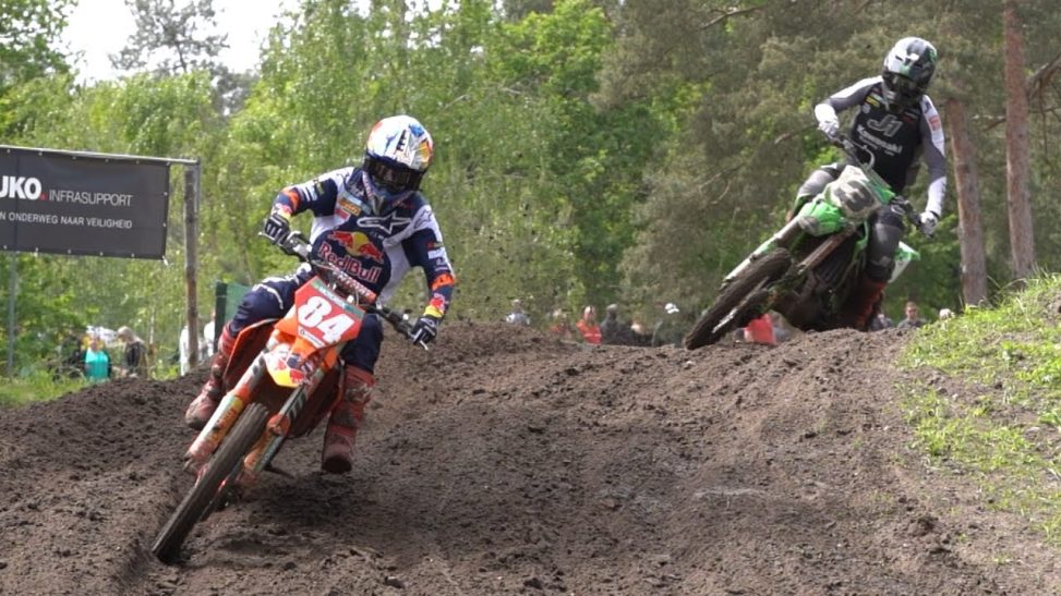 Video Thumbnail: Jeffrey Herlings & Romain Febvre Fighting For the Win at the Dutch Masters of Motocross in Oldebroek