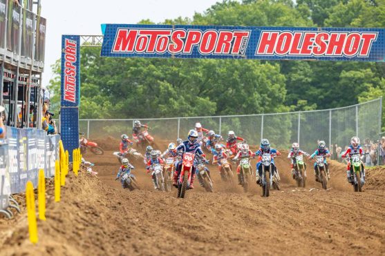 Jett Lawrence races at Round 5 of the AMA Motocross Series at Red Bud Raceway in Buchanan, MI, USA on 01 July, 2023. // Garth Milan / Red Bull Content Pool // SI202307030170 // Usage for editorial use only //
