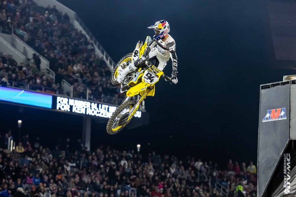Ken Roczen races at Round 2 of the AMA Supercross Series at Snapdragon Stadium in San Diego, CA, USA on 21 January, 2023. // Garth Milan / Red Bull Content Pool // SI202301230093 // Usage for editorial use only //