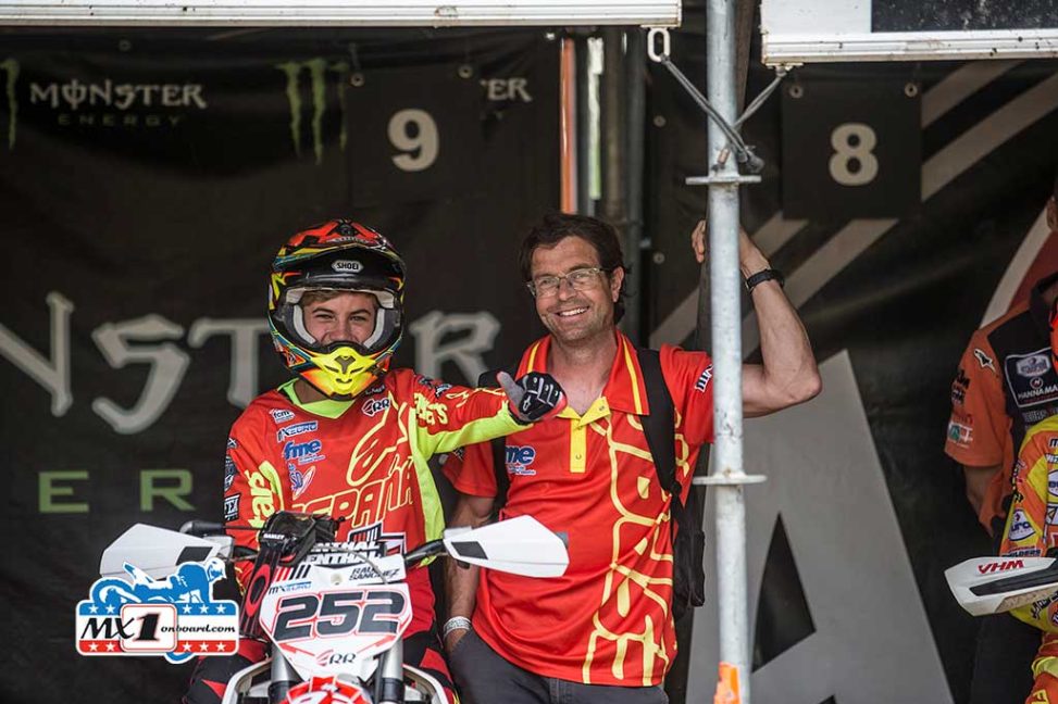 Raul Sanchez en el Europeo de 85cc