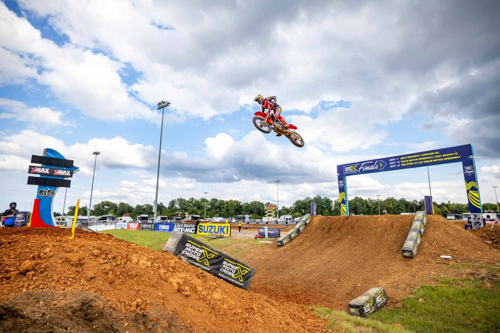 Hunter Lawrence at AMA SuperMotocross Series Round 01 at Charlotte Motor Speedway in Charlotte, NC, USA on September 7, 2024. // Garth Milan / Red Bull Content Pool // SI202409090078 // Usage for editorial use only //