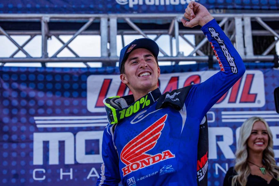 Hunter Lawrence competes at Round 5 of the AMA Motocross Series at Red Bud Raceway in Buchanan, MI, USA on 02 July, 2022. // Garth Milan / Red Bull Content Pool // SI202207040095 // Usage for editorial use only //