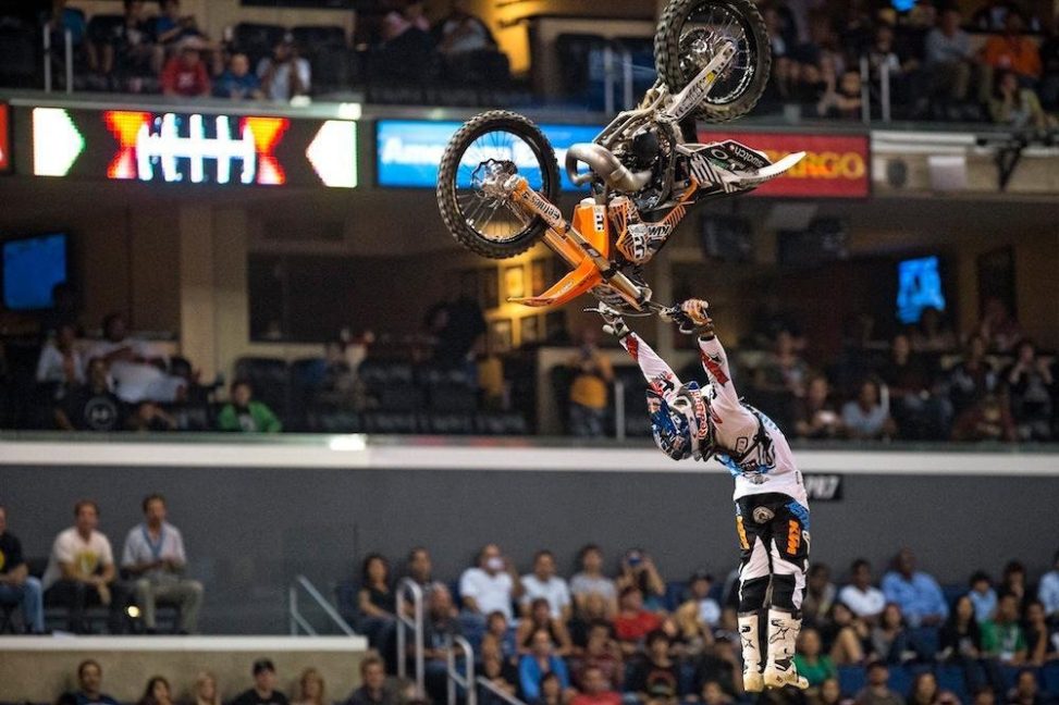 Levi Sherwood performs at the ESPN X Games Los Angeles 2013 at the Staples Center in Los Angeles, California, USA on 01 August, 2013.